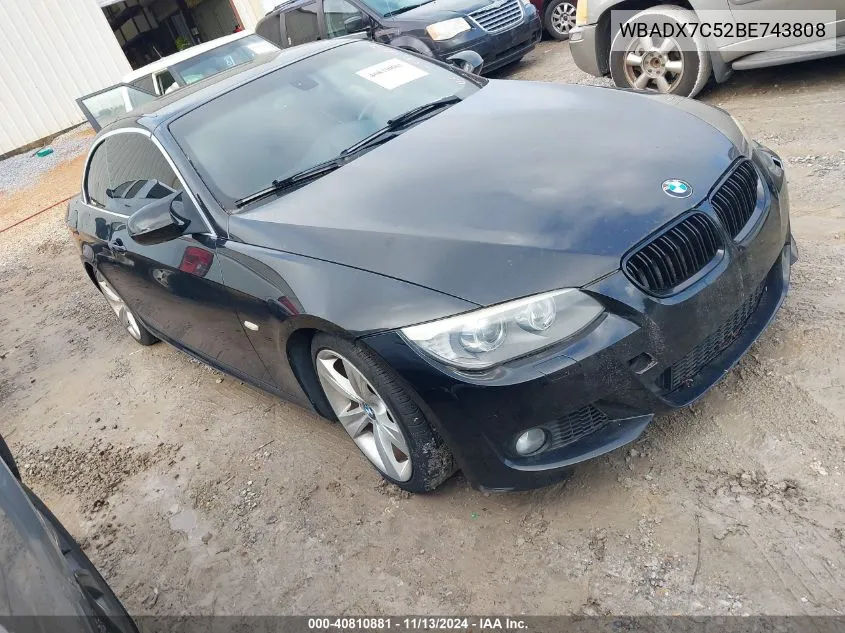 WBADX7C52BE743808 2011 BMW 335I