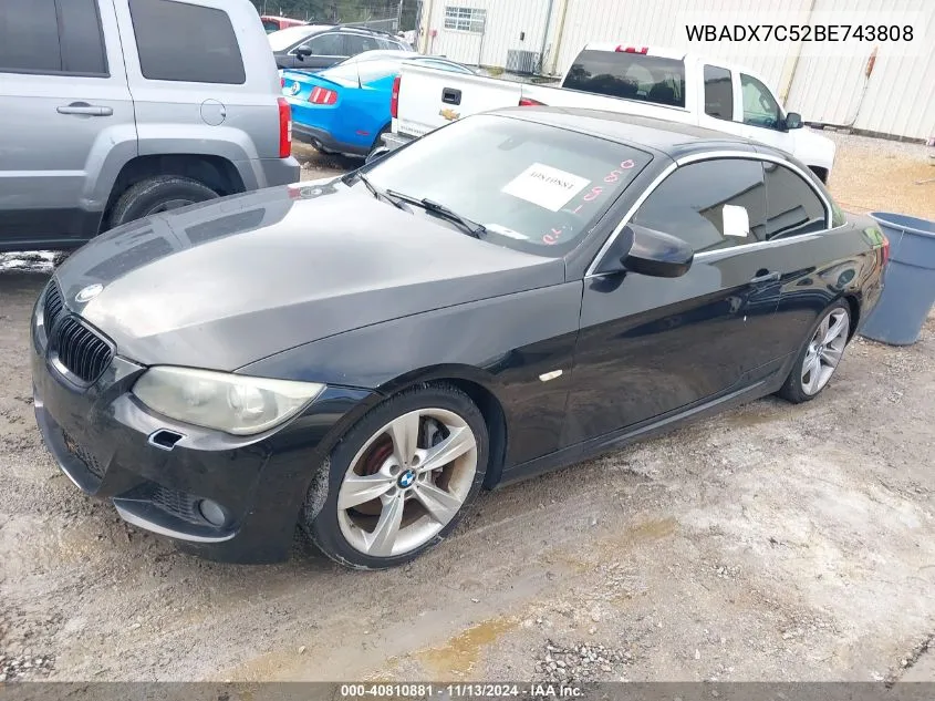 WBADX7C52BE743808 2011 BMW 335I