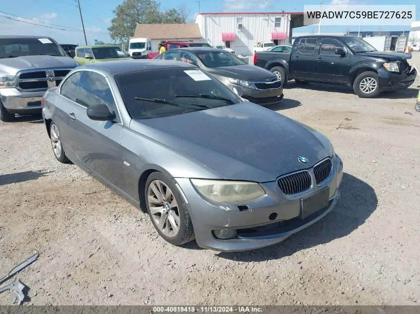 WBADW7C59BE727625 2011 BMW 328I