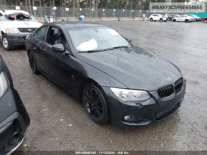 2011 BMW 328I xDrive VIN: WBAKF5C59BE654865 Lot: 40848193