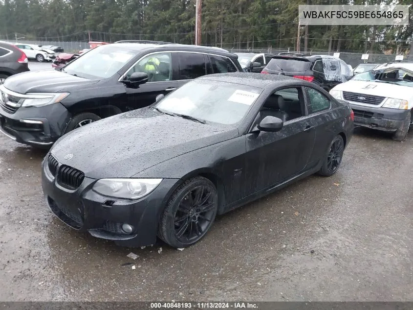 2011 BMW 328I xDrive VIN: WBAKF5C59BE654865 Lot: 40848193