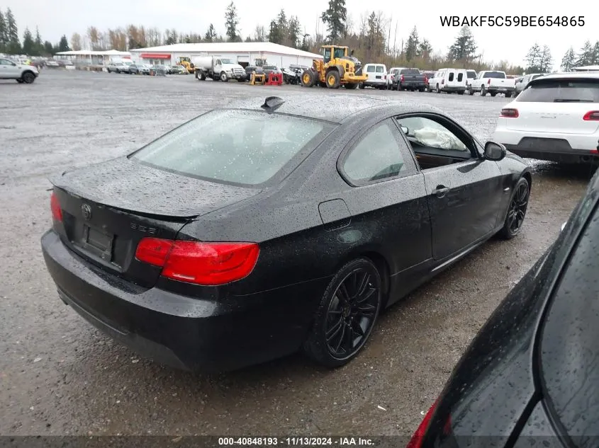 2011 BMW 328I xDrive VIN: WBAKF5C59BE654865 Lot: 40848193