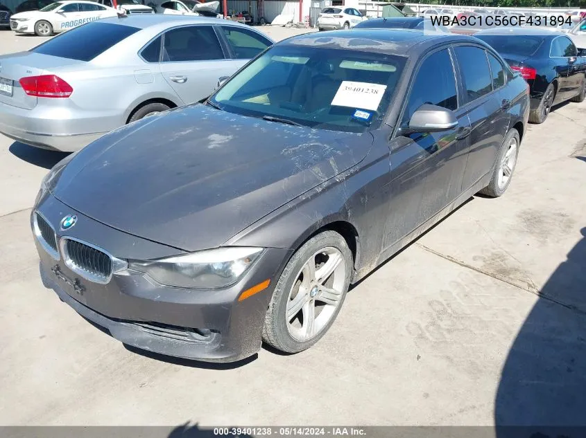 2012 BMW 328I VIN: WBA3C1C56CF431894 Lot: 39401238