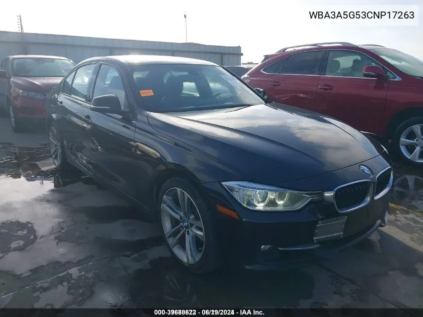 2012 BMW 328I VIN: WBA3A5G53CNP17263 Lot: 39688622