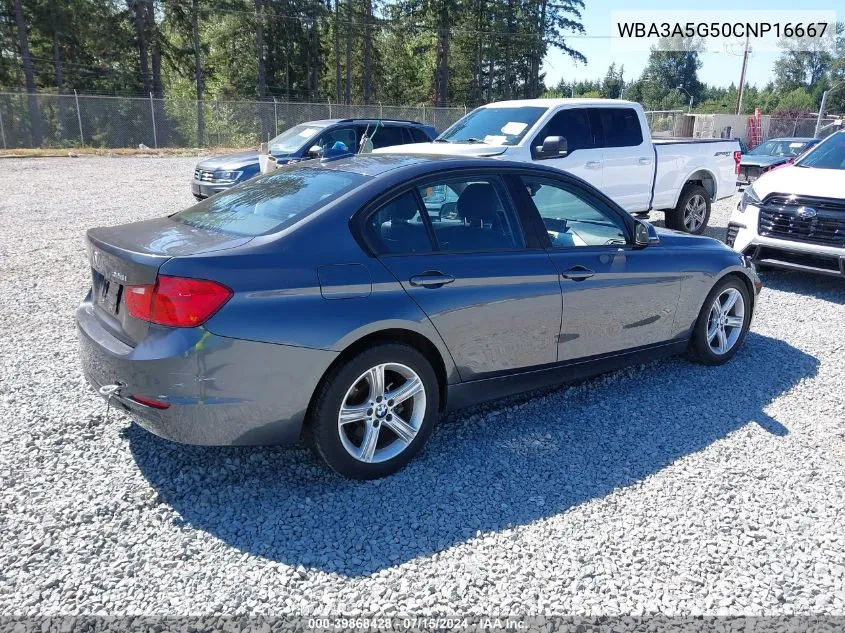 2012 BMW 328I VIN: WBA3A5G50CNP16667 Lot: 39868428