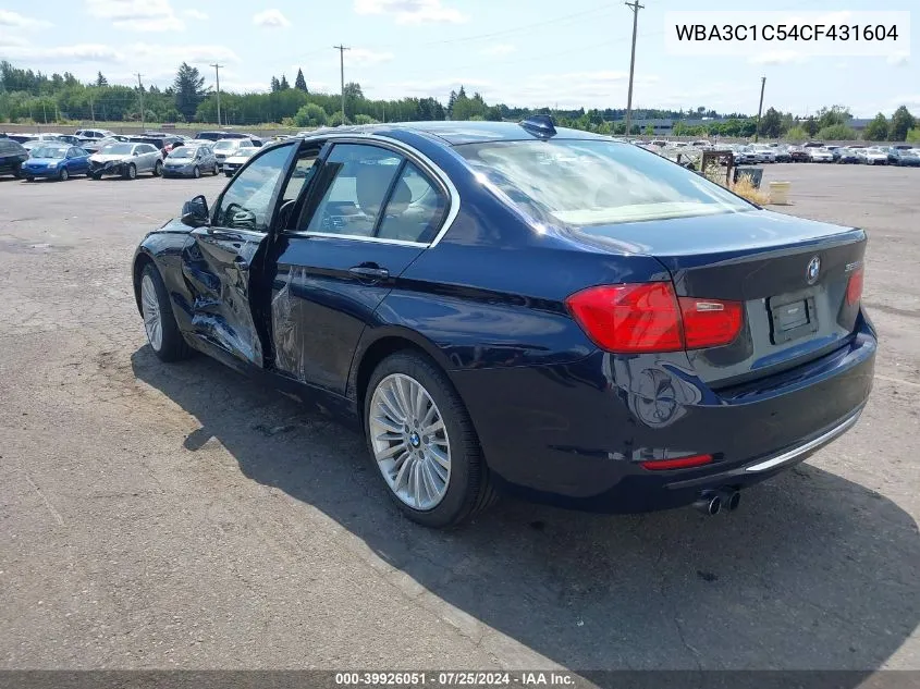 2012 BMW 328I VIN: WBA3C1C54CF431604 Lot: 39926051