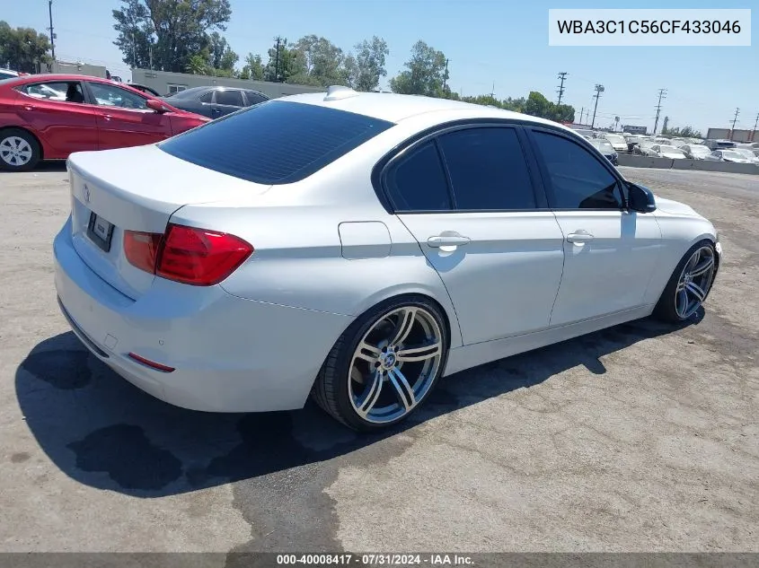 2012 BMW 328I VIN: WBA3C1C56CF433046 Lot: 40008417