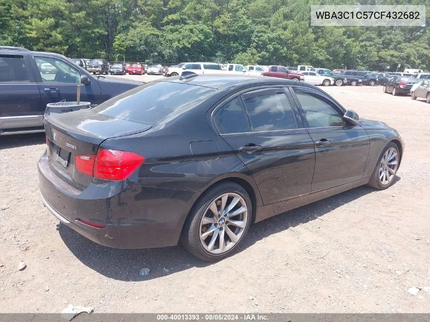 2012 BMW 328I VIN: WBA3C1C57CF432682 Lot: 40013393