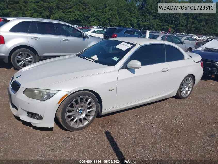 WBADW7C51CE728513 2012 BMW 328I