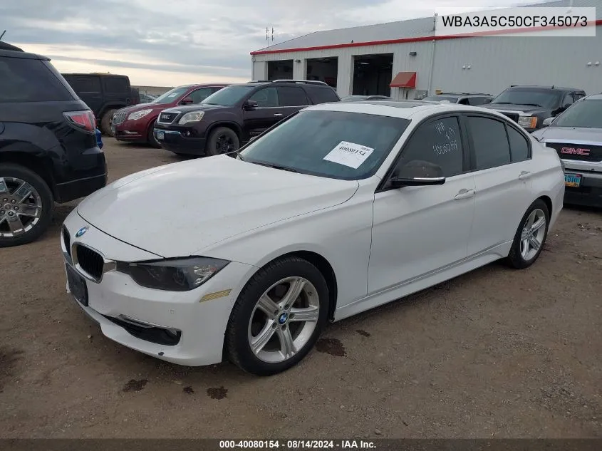 2012 BMW 328I VIN: WBA3A5C50CF345073 Lot: 40080154