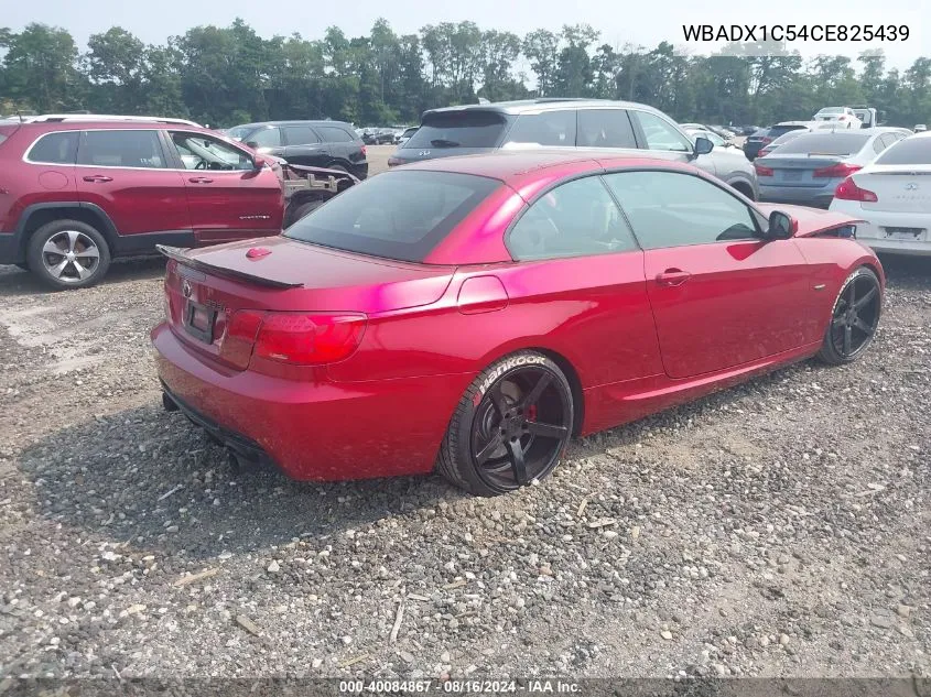 2012 BMW 335Is VIN: WBADX1C54CE825439 Lot: 40084867