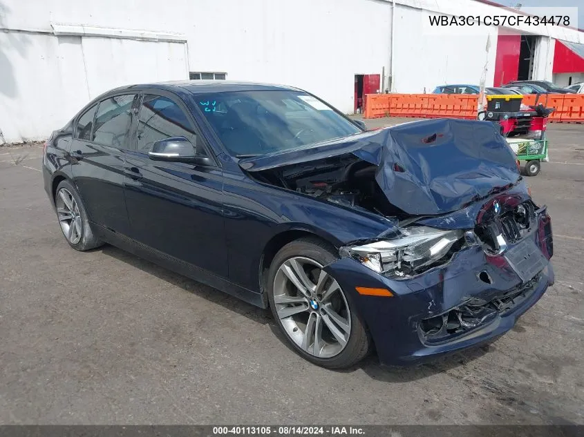 2012 BMW 328I VIN: WBA3C1C57CF434478 Lot: 40113105