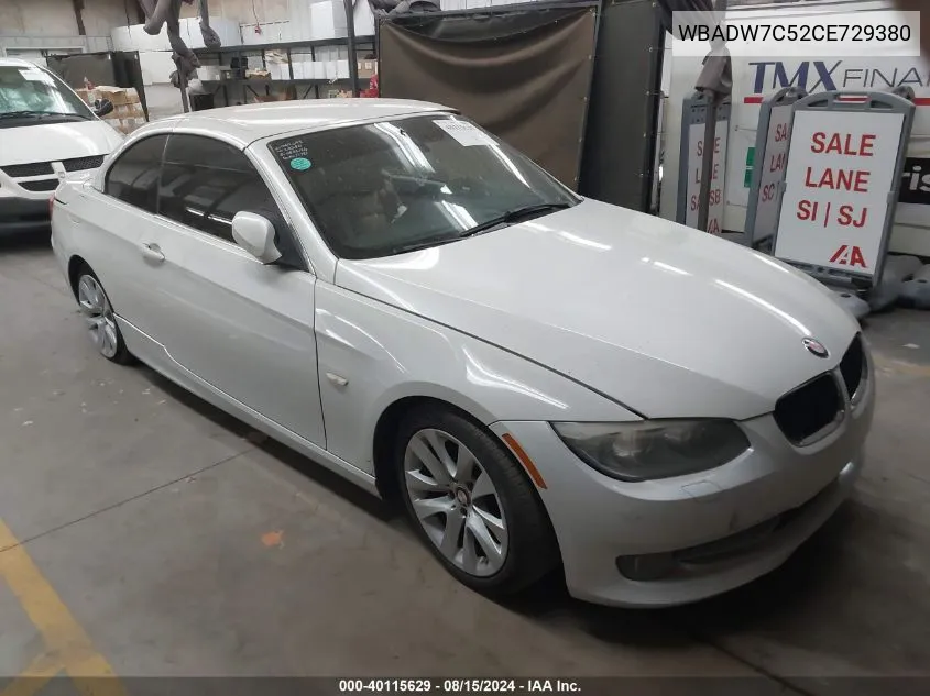 WBADW7C52CE729380 2012 BMW 328I