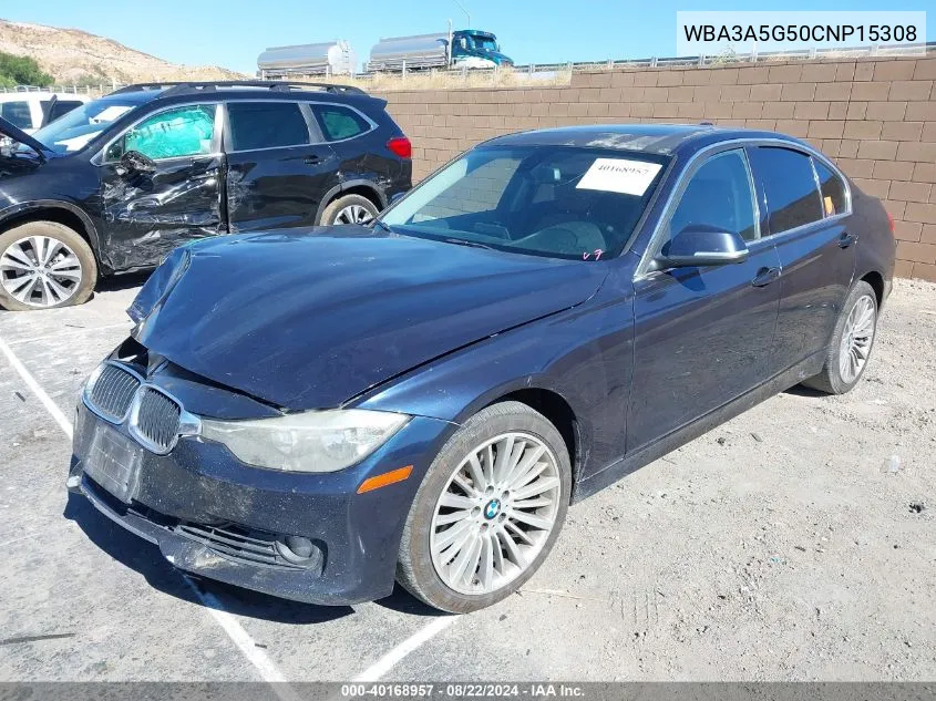 2012 BMW 328I VIN: WBA3A5G50CNP15308 Lot: 40168957