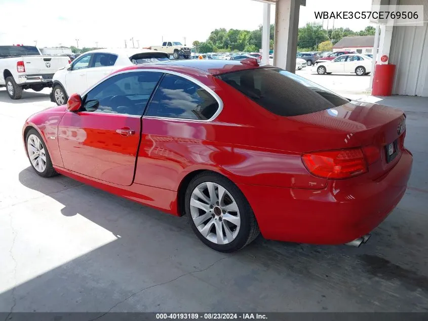 WBAKE3C57CE769506 2012 BMW 328I