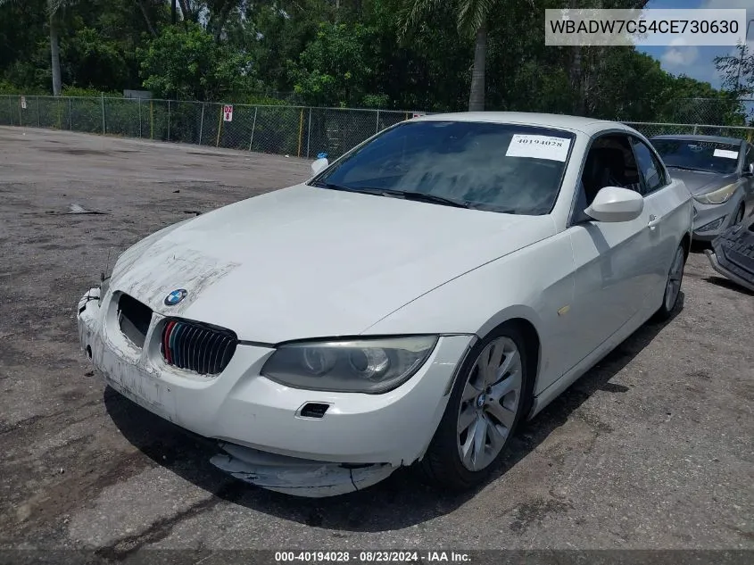 WBADW7C54CE730630 2012 BMW 328I