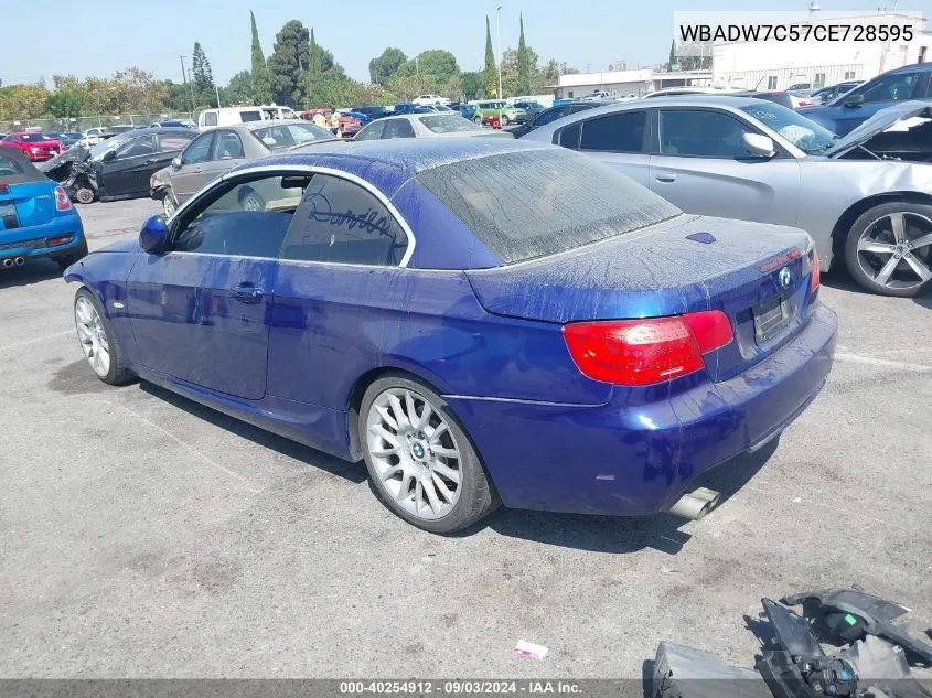 WBADW7C57CE728595 2012 BMW 328I