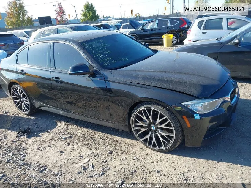 2013 BMW 335 Xi VIN: WBA3B9C56DJ465821 Lot: 12125066