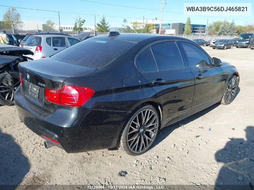 2013 BMW 335 Xi VIN: WBA3B9C56DJ465821 Lot: 12125066