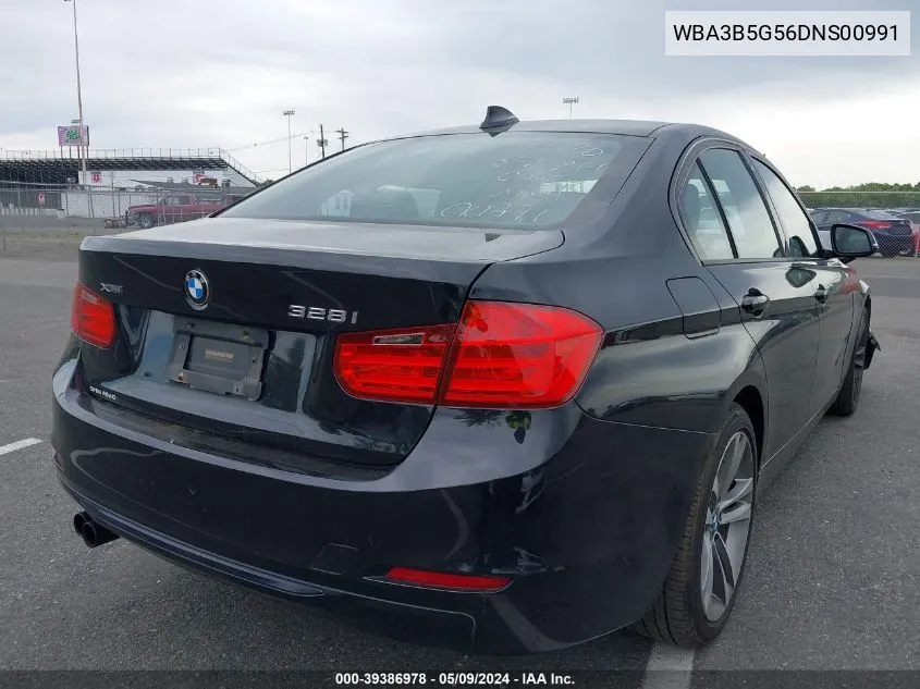 2013 BMW 328I xDrive VIN: WBA3B5G56DNS00991 Lot: 39386978