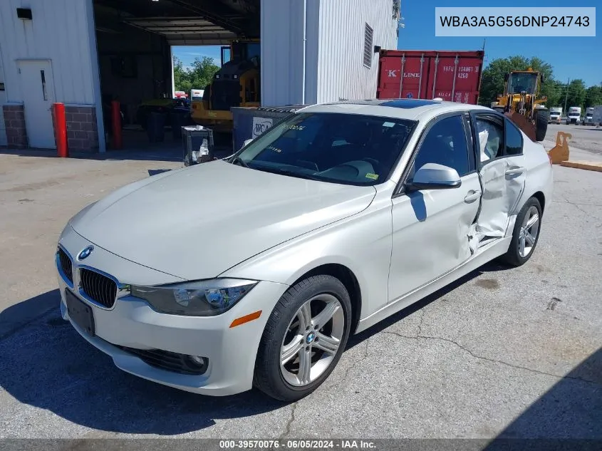 2013 BMW 328I VIN: WBA3A5G56DNP24743 Lot: 39570076