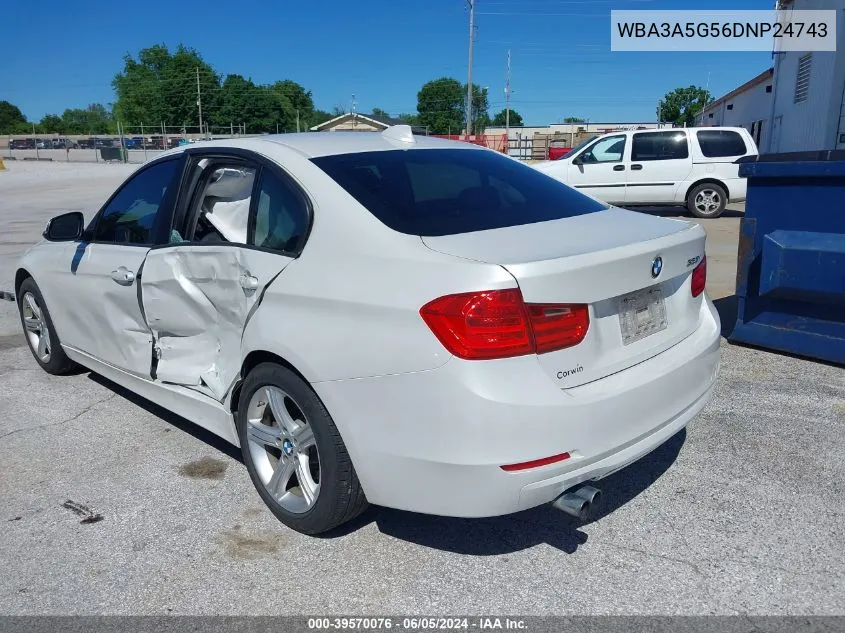 2013 BMW 328I VIN: WBA3A5G56DNP24743 Lot: 39570076