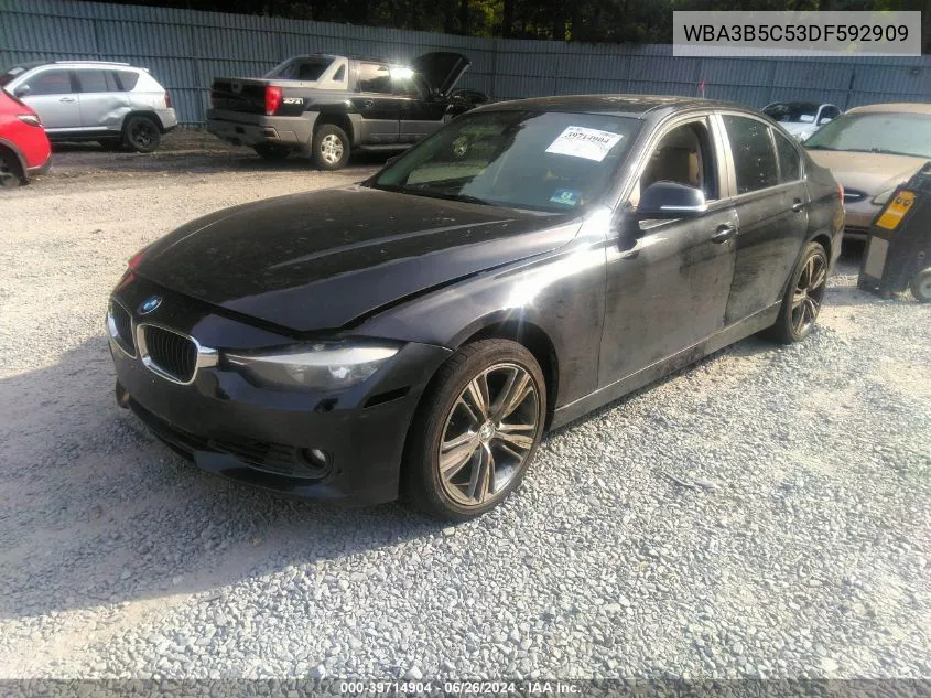 2013 BMW 328I xDrive VIN: WBA3B5C53DF592909 Lot: 39714904