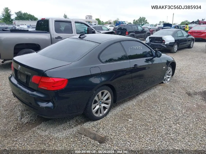 2013 BMW 328I xDrive VIN: WBAKF3C56DJ385934 Lot: 39748138