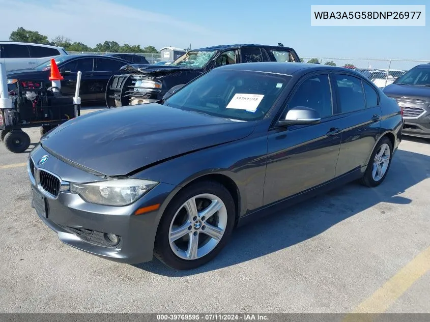 2013 BMW 328I VIN: WBA3A5G58DNP26977 Lot: 39769595