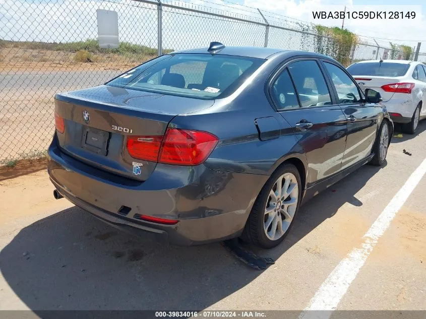 2013 BMW 320I VIN: WBA3B1C59DK128149 Lot: 39834016