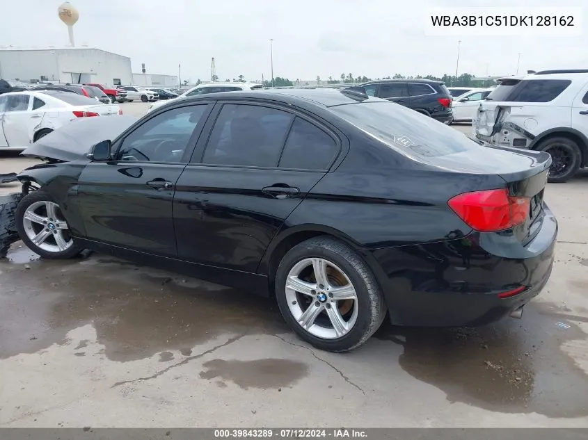 2013 BMW 320I VIN: WBA3B1C51DK128162 Lot: 39843289