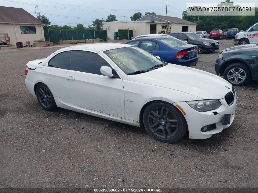 2013 BMW 335I VIN: WBADX7C57DE746691 Lot: 39869682