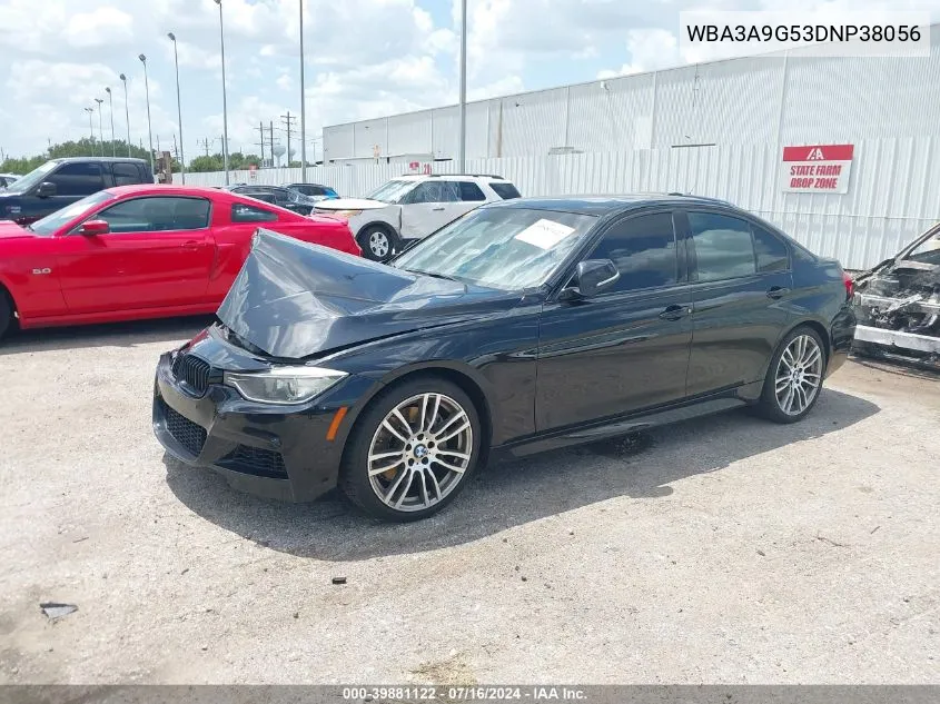 2013 BMW 335I VIN: WBA3A9G53DNP38056 Lot: 39881122