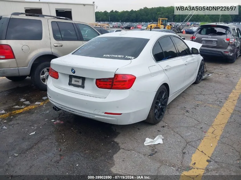 2013 BMW 328I VIN: WBA3A5G54DNP22697 Lot: 39902890