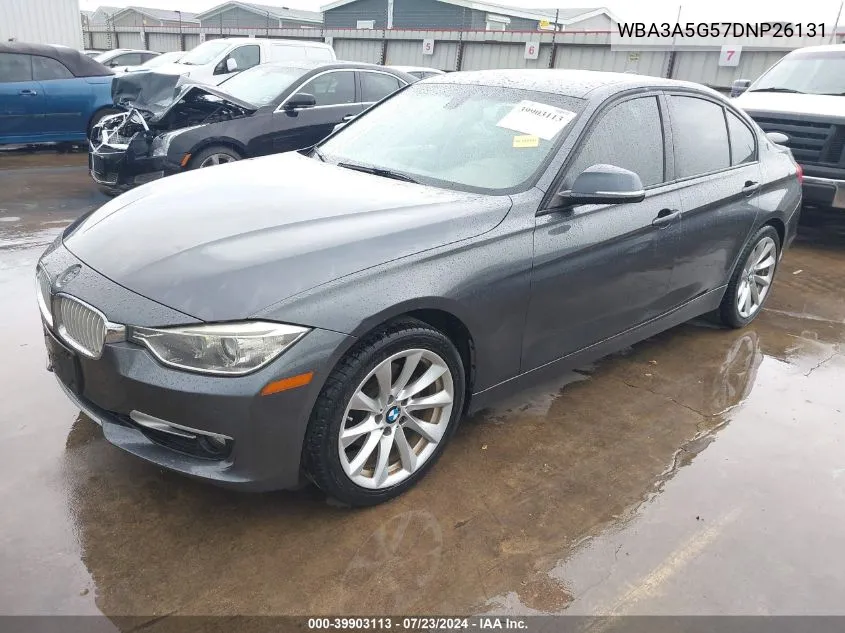 2013 BMW 328I VIN: WBA3A5G57DNP26131 Lot: 39903113