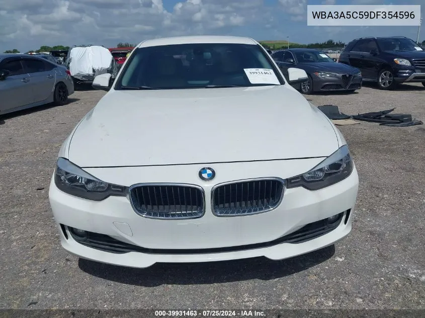 2013 BMW 328I VIN: WBA3A5C59DF354596 Lot: 39931463