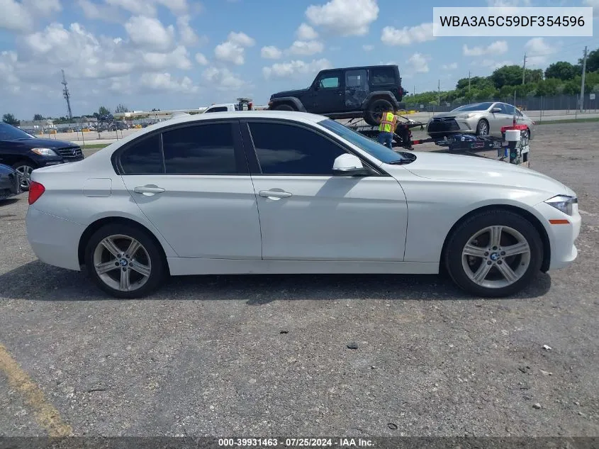 2013 BMW 328I VIN: WBA3A5C59DF354596 Lot: 39931463