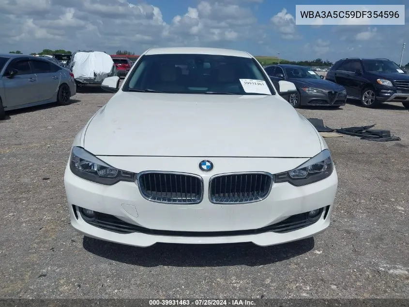 2013 BMW 328I VIN: WBA3A5C59DF354596 Lot: 39931463