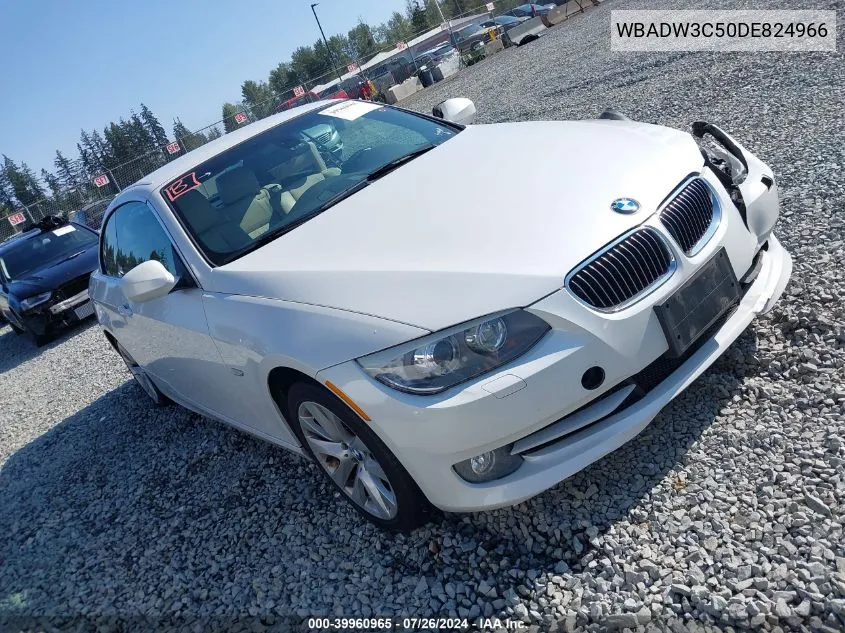 2013 BMW 328I VIN: WBADW3C50DE824966 Lot: 39960965