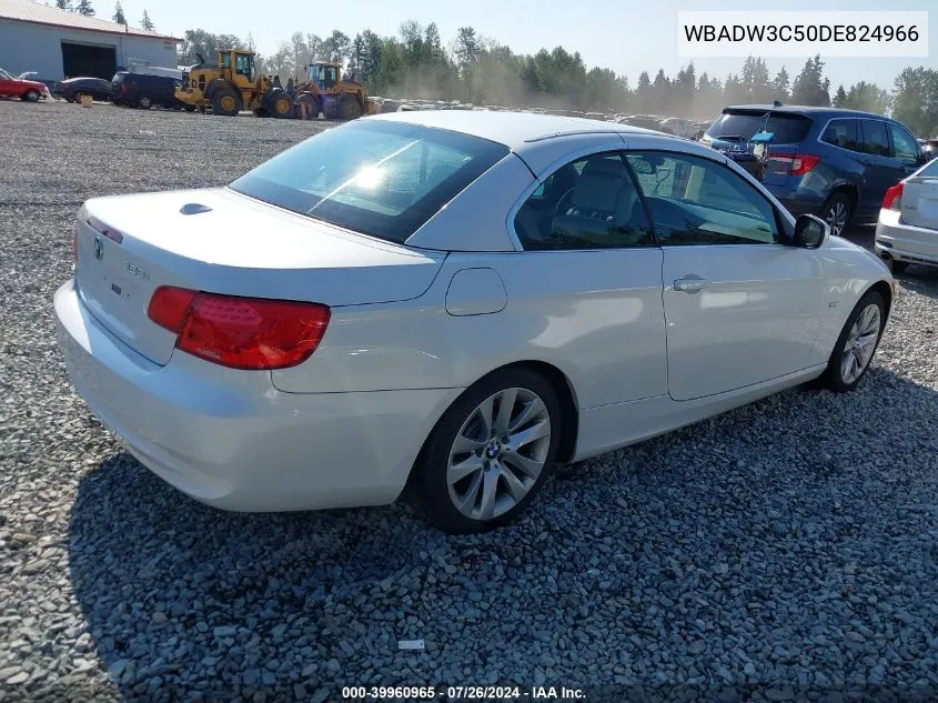 2013 BMW 328I VIN: WBADW3C50DE824966 Lot: 39960965