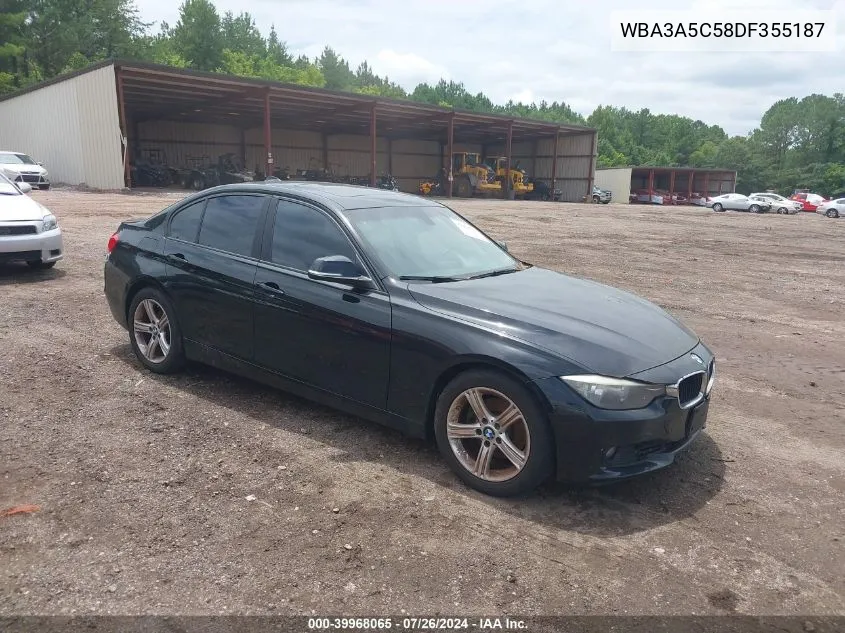 2013 BMW 328I VIN: WBA3A5C58DF355187 Lot: 39968065