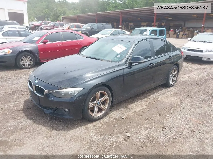 2013 BMW 328I VIN: WBA3A5C58DF355187 Lot: 39968065