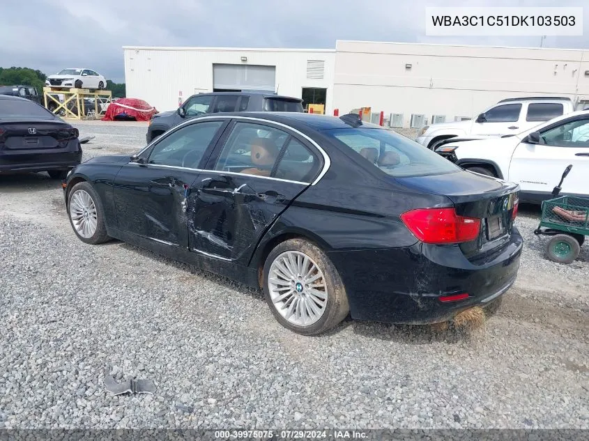 WBA3C1C51DK103503 2013 BMW 328 I Sulev