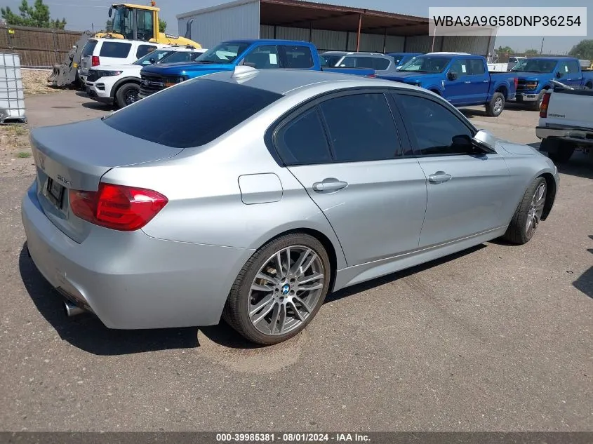 2013 BMW 335I VIN: WBA3A9G58DNP36254 Lot: 39985381