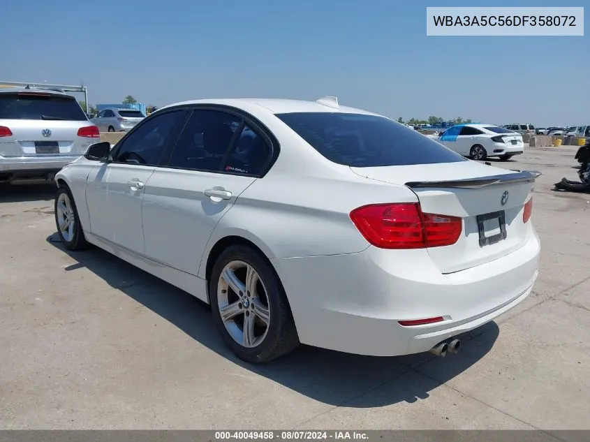 2013 BMW 328I VIN: WBA3A5C56DF358072 Lot: 40049458