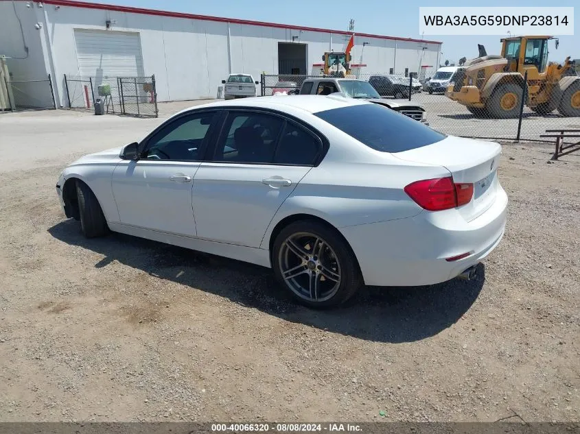 2013 BMW 328I VIN: WBA3A5G59DNP23814 Lot: 40066320