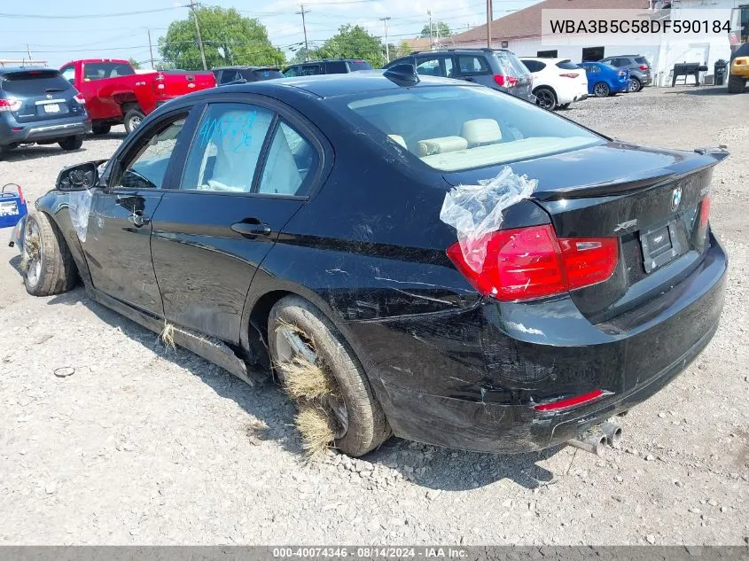 2013 BMW 328I xDrive VIN: WBA3B5C58DF590184 Lot: 40074346