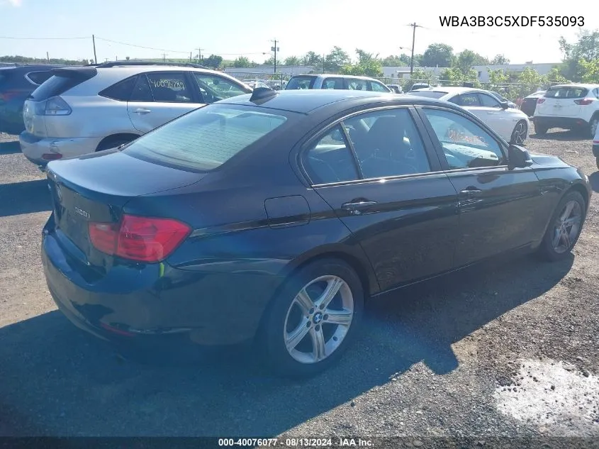 2013 BMW 328I Xi VIN: WBA3B3C5XDF535093 Lot: 40076077