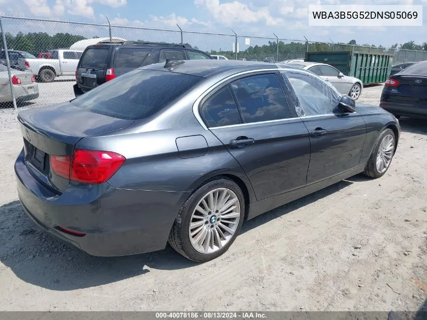 2013 BMW 328I xDrive VIN: WBA3B5G52DNS05069 Lot: 40078186