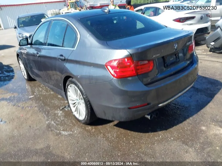 2013 BMW 328I xDrive VIN: WBA3B3C52DF530230 Lot: 40080513